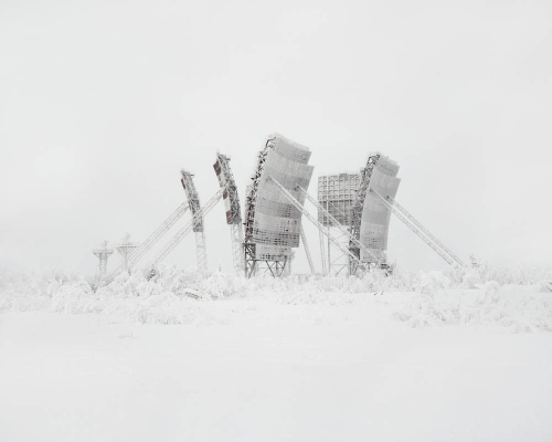 Tropospheric scatter antenna &amp;ldquo;Chaika&amp;rdquo;.Russia, Yamalo-Nenets Autonomous Okrug, 2014